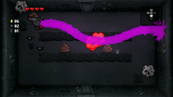 Игра The Binding of Isaac: Rebirth, скриншот