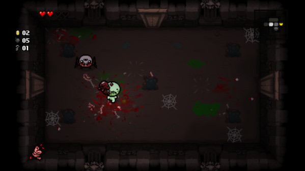 Игра The Binding of Isaac: Rebirth, скриншот