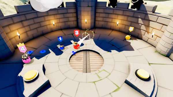 Игра The Blobs Fight, скриншот