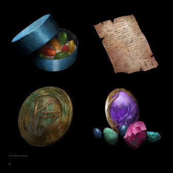 Игра The Bookwalker: Thief of Tales - Digital Artbook, скриншот