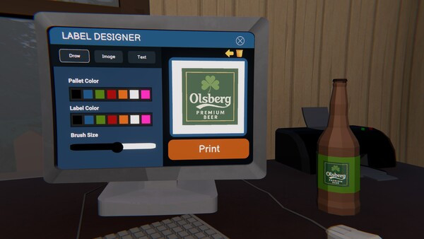 Игра The Brewline, скриншот