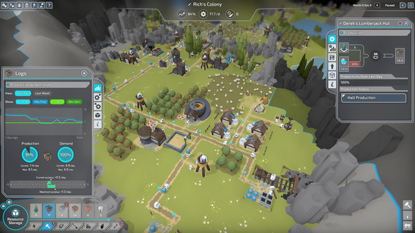 Игра The Colonists, скриншот