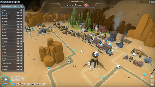 Игра The Colonists, скриншот
