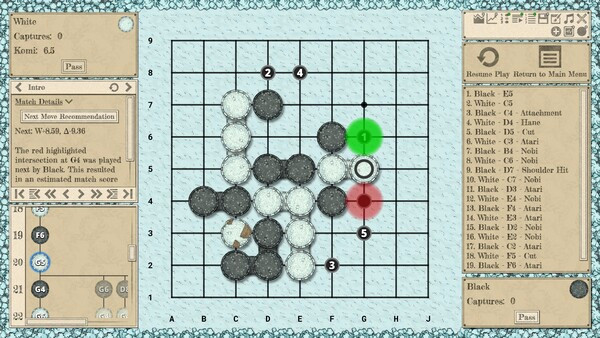 Игра The Conquest of Go, скриншот