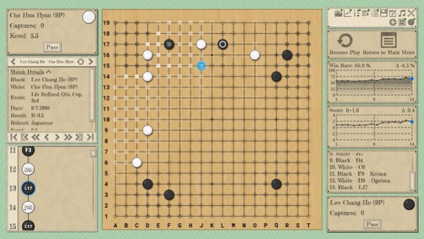 Игра The Conquest of Go, скриншот