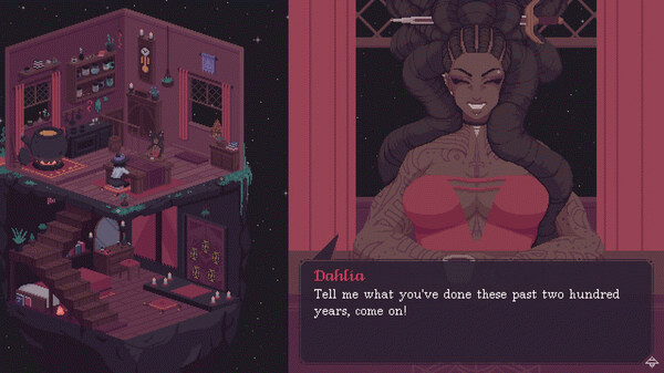 Игра The Cosmic Wheel Sisterhood, скриншот