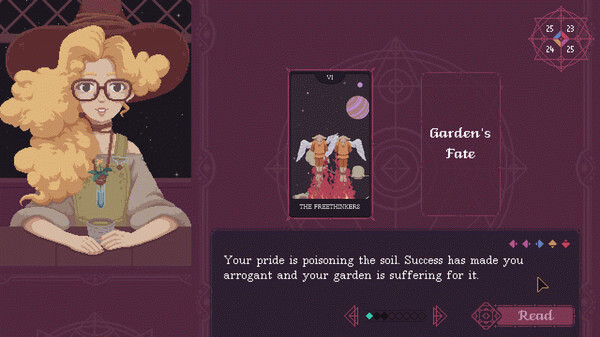 Игра The Cosmic Wheel Sisterhood, скриншот