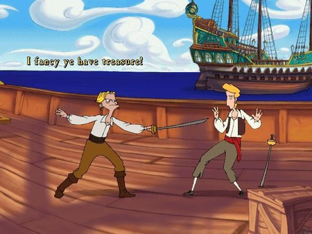 Игра The Curse of Monkey Island, скриншот