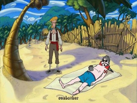 Игра The Curse of Monkey Island, скриншот