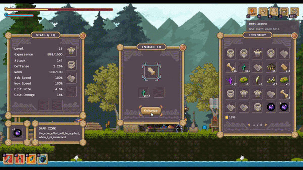 Игра The Darkblade, скриншот