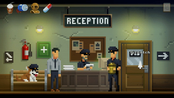 Игра The Darkside Detective, скриншот