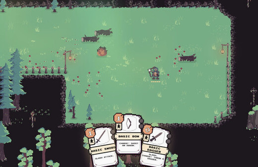 Игра The Deepwoods, скриншот