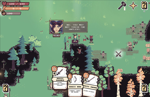 Игра The Deepwoods, скриншот