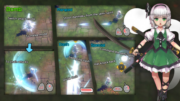 Игра The Disappearing of Gensokyo: Youmu, Yuyuko Character Pack, скриншот