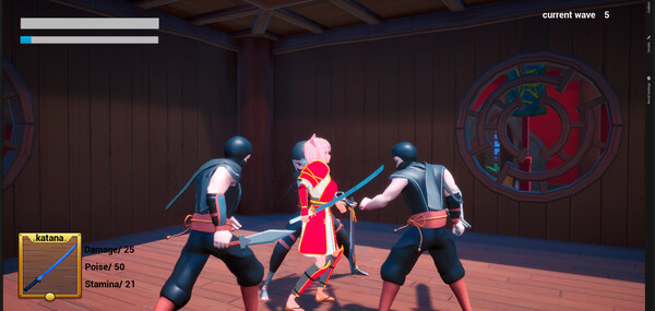Игра THE DOJO OF MOCHIKO, скриншот