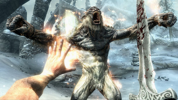 Игра The Elder Scrolls V: Skyrim, скриншот