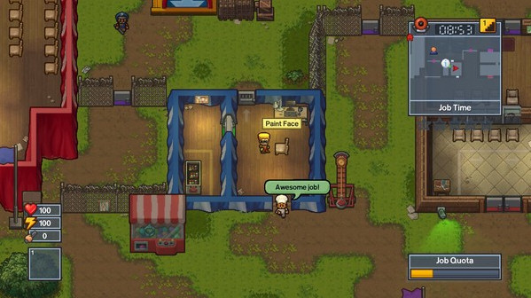 Игра The Escapists 2 - Big Top Breakout, скриншот
