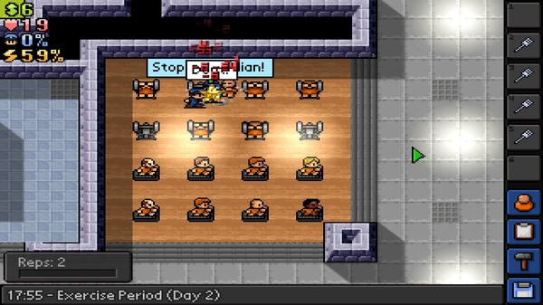 Игра The Escapists - Fhurst Peak Correctional Facility, скриншот
