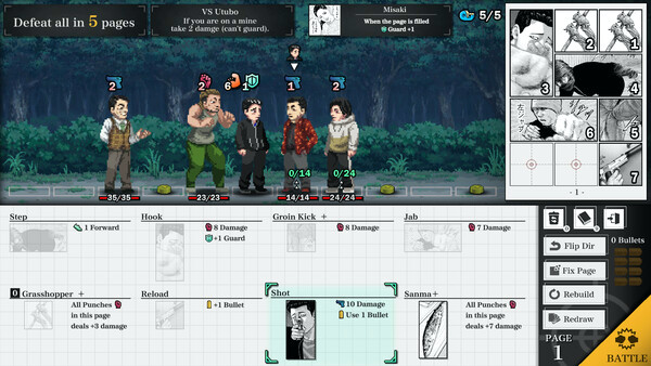 Игра The Fable: Manga Build Roguelike, скриншот