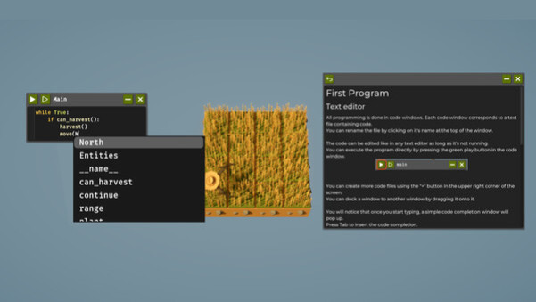 Игра The Farmer Was Replaced, скриншот