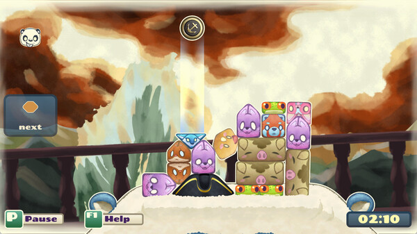 Игра the Friendly Droppets, скриншот