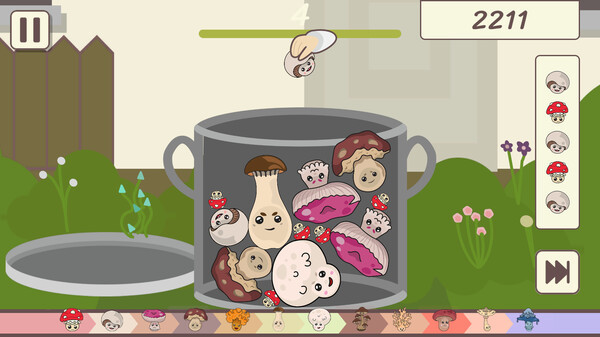 Игра The Front Yard - Background - Land of Mushrooms, скриншот