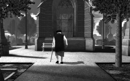 Игра The Graveyard, скриншот