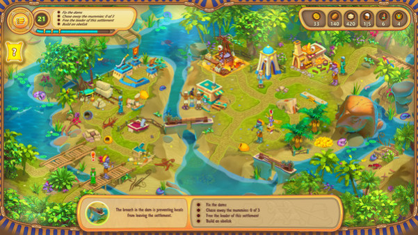 Игра The Great Empire: Relic of Egypt, скриншот