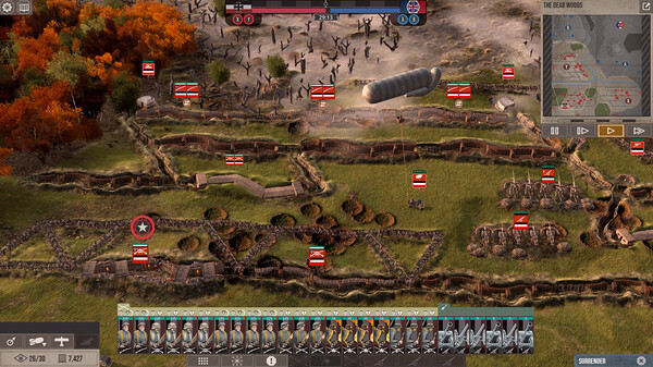 Игра The Great War: Western Front, скриншот