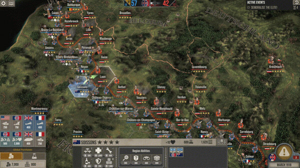 Игра The Great War: Western Front, скриншот