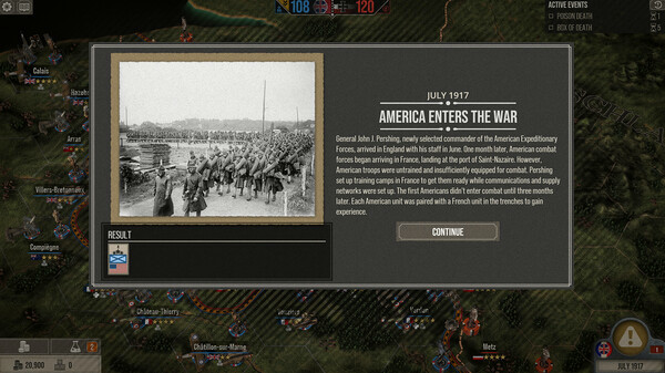 Игра The Great War: Western Front, скриншот