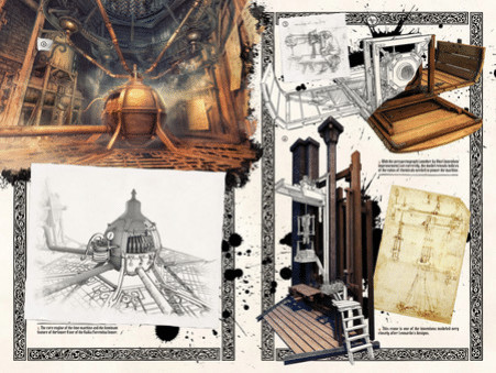 Игра The House of Da Vinci: The Art Book, скриншот