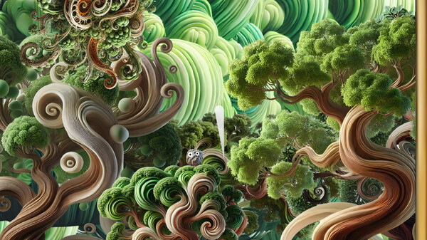 Игра The Hyperreal Rock in a Surreal World, скриншот