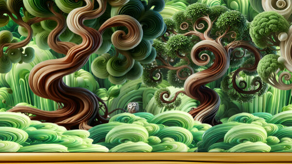 Игра The Hyperreal Rock in a Surreal World, скриншот