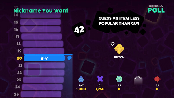 Игра The Jackbox Survey Scramble, скриншот