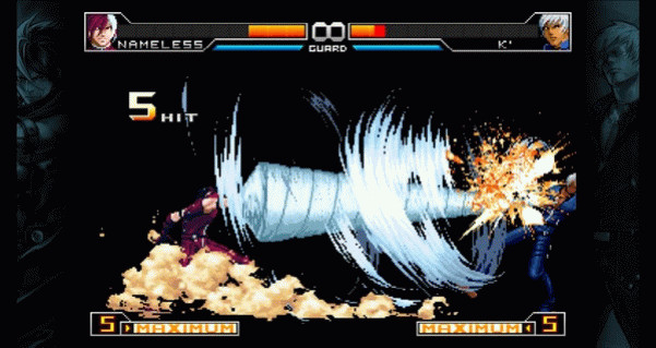 Игра THE KING OF FIGHTERS 2002 UNLIMITED MATCH, скриншот
