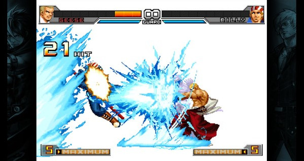 Игра THE KING OF FIGHTERS 2002 UNLIMITED MATCH, скриншот