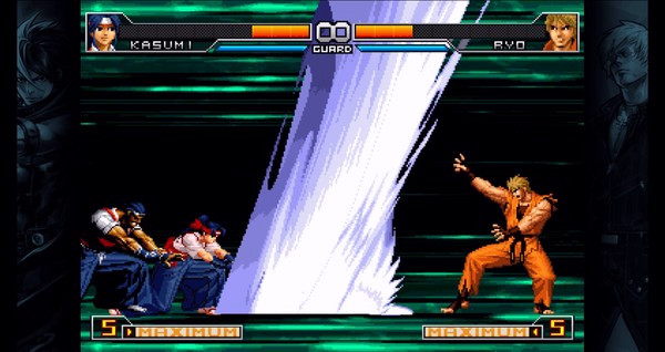 Игра THE KING OF FIGHTERS 2002 UNLIMITED MATCH, скриншот