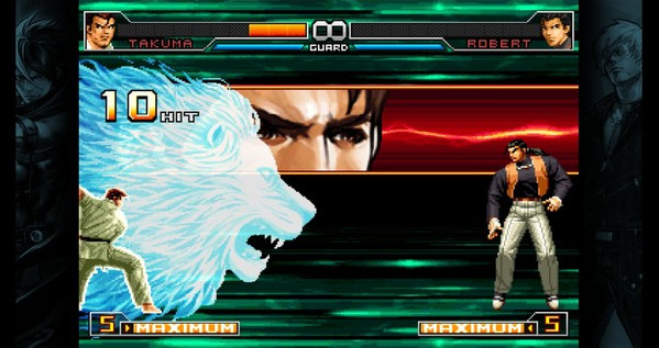 Игра THE KING OF FIGHTERS 2002 UNLIMITED MATCH, скриншот