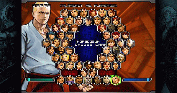 Игра THE KING OF FIGHTERS 2002 UNLIMITED MATCH, скриншот