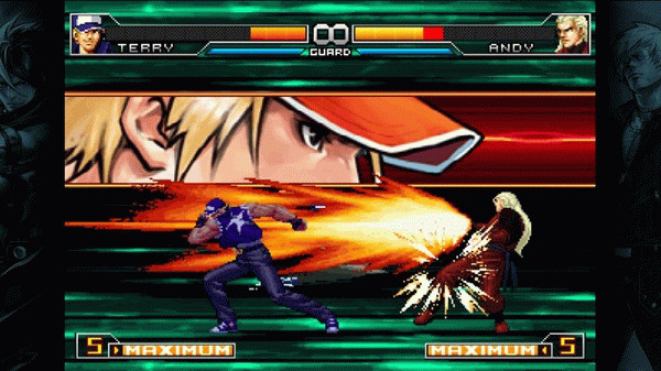 Игра THE KING OF FIGHTERS 2002 UNLIMITED MATCH, скриншот