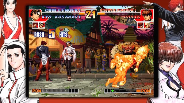 Игра THE KING OF FIGHTERS '97 GLOBAL MATCH, скриншот