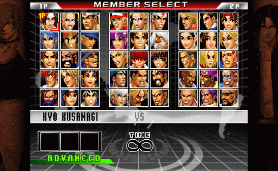 Игра THE KING OF FIGHTERS '98 ULTIMATE MATCH FINAL EDITION, скриншот