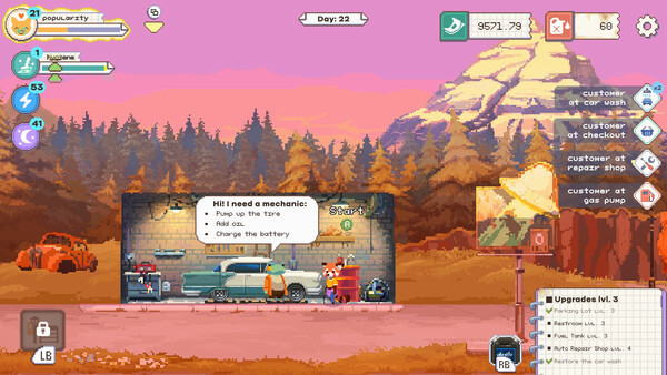 Игра The Last Gas Station, скриншот