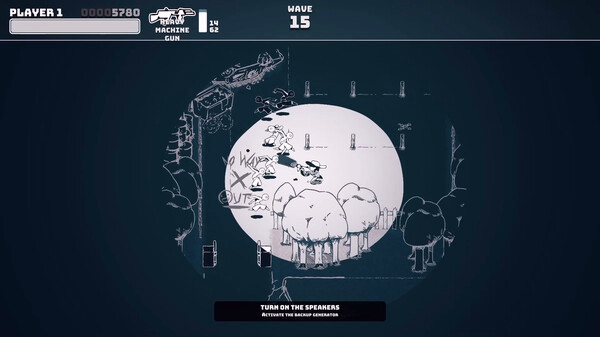 Игра The Last Stand at Camp Zombie, скриншот