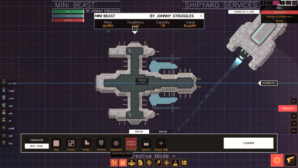 Игра The Last Starship, скриншот