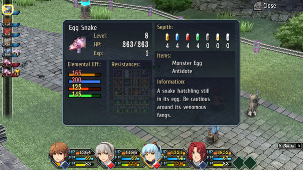 Игра The Legend of Heroes: Trails from Zero, скриншот