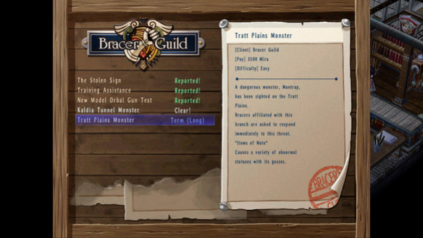 Игра The Legend of Heroes: Trails in the Sky SC, скриншот