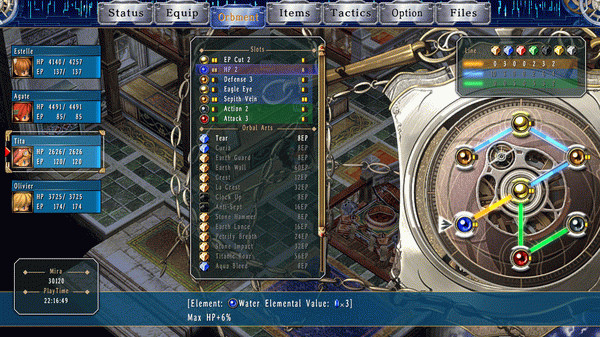 Игра The Legend of Heroes: Trails in the Sky SC, скриншот