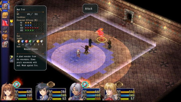 Игра The Legend of Heroes: Trails in the Sky, скриншот